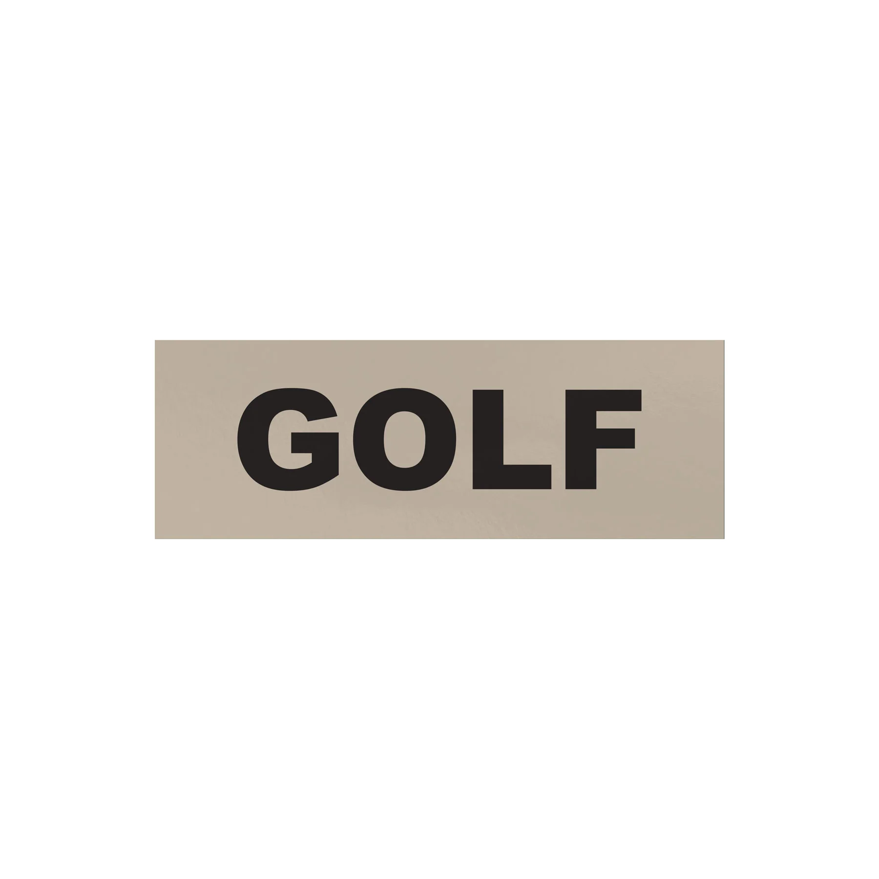 BASICS LOGO STICKER by GOLF WANG - Image 3