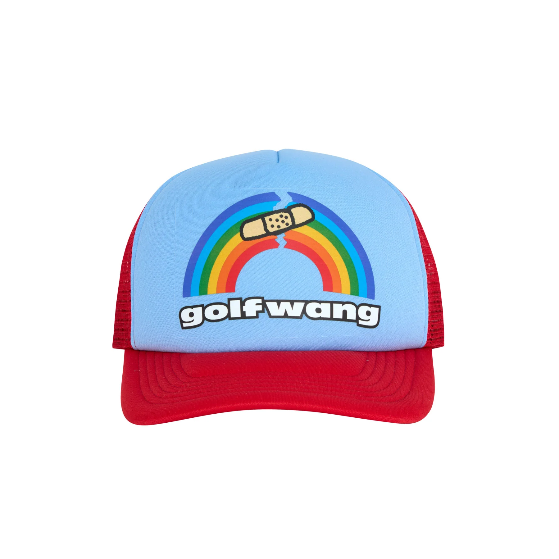 BROKEN RAINBOW TRUCKER HAT by GOLF WANG - Image 4