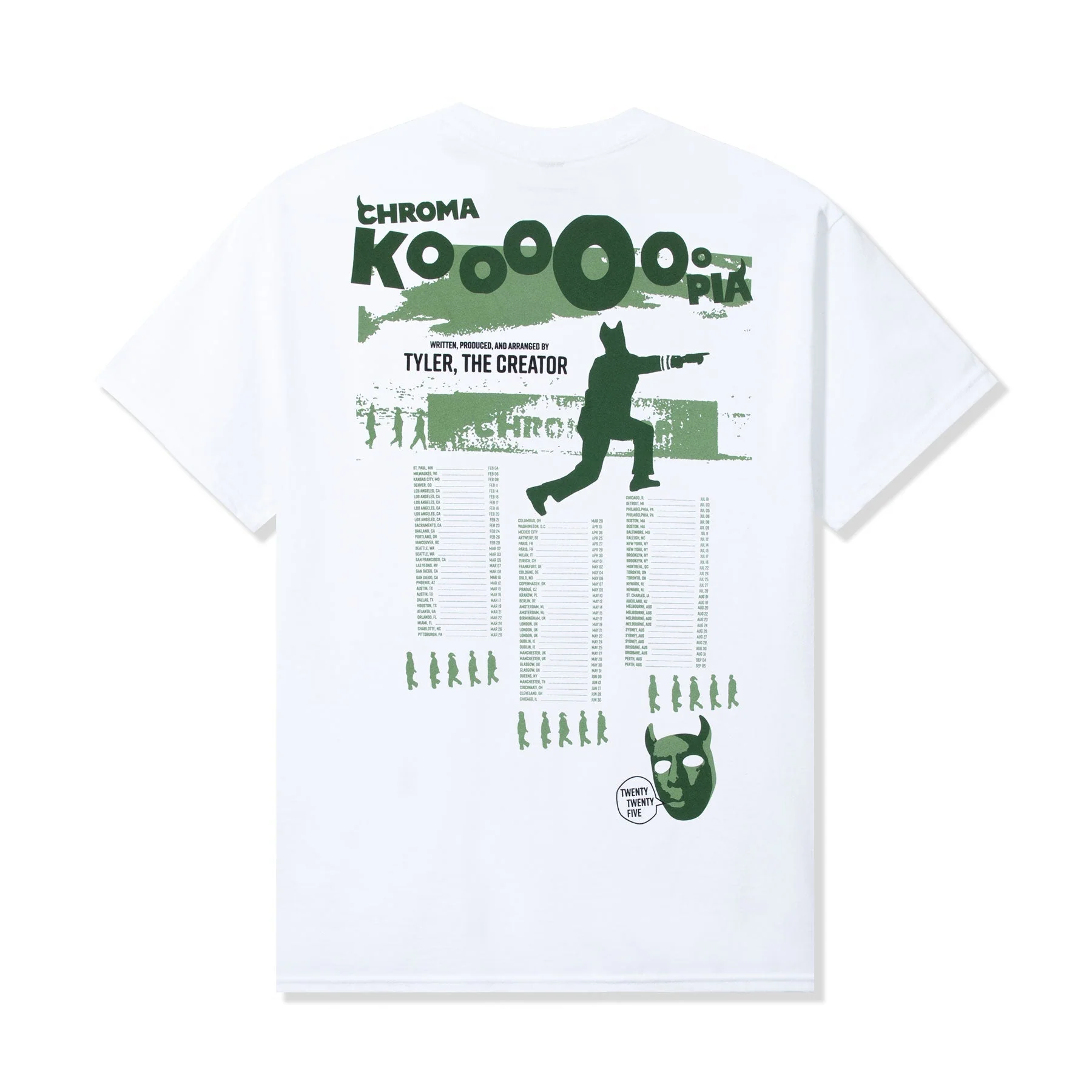 CHROMAKOPIA TOUR TEE - WHITE by GOLF WANG - Image 2