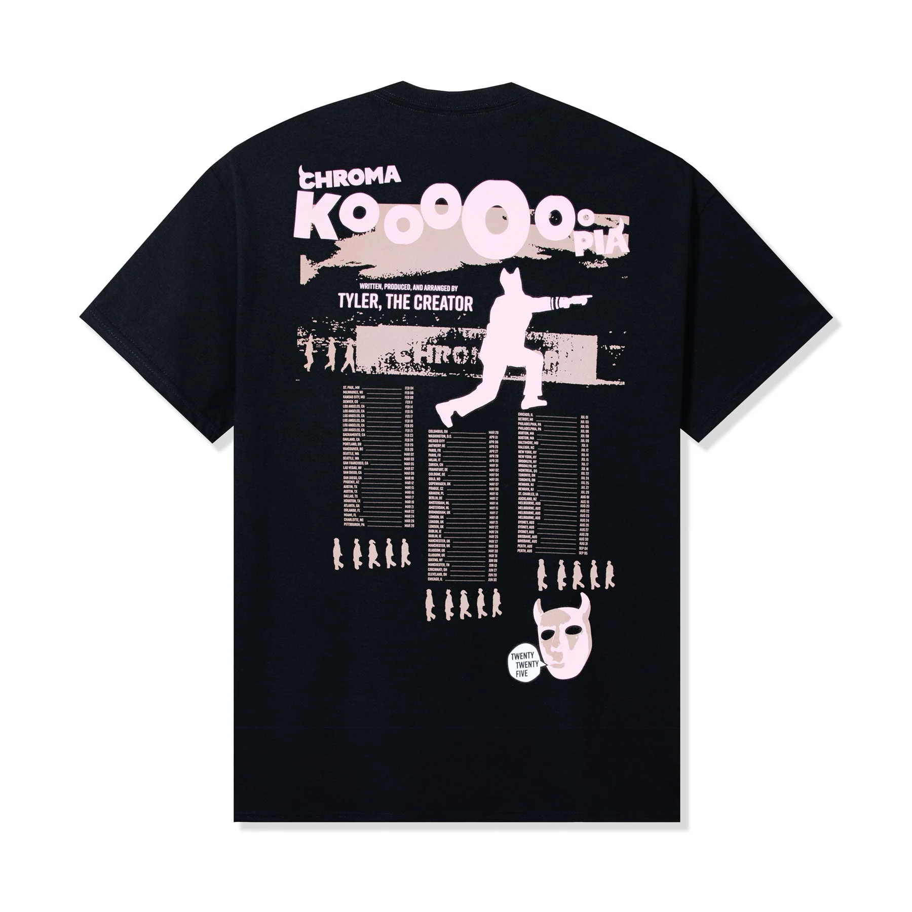 CHROMAKOPIA TOUR TEE - BLACK by GOLF WANG - Image 2