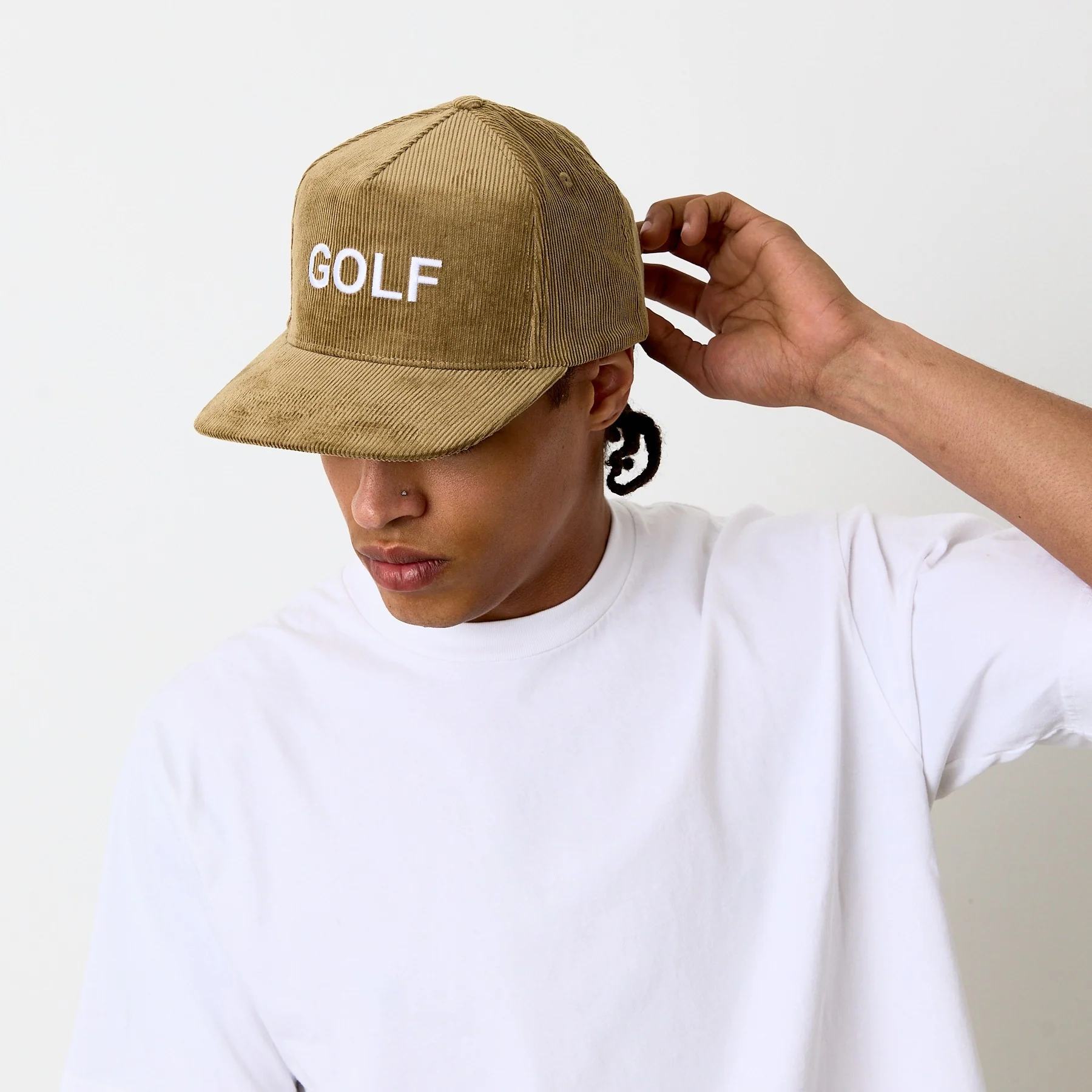 CORDUROY 5 PANEL STRAPBACK by GOLF WANG - Image 8