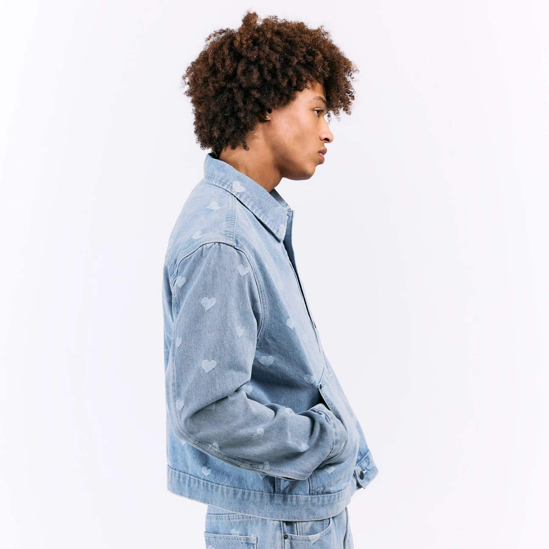 CRUSH DENIM JACKET by GOLF WANG - Image 7