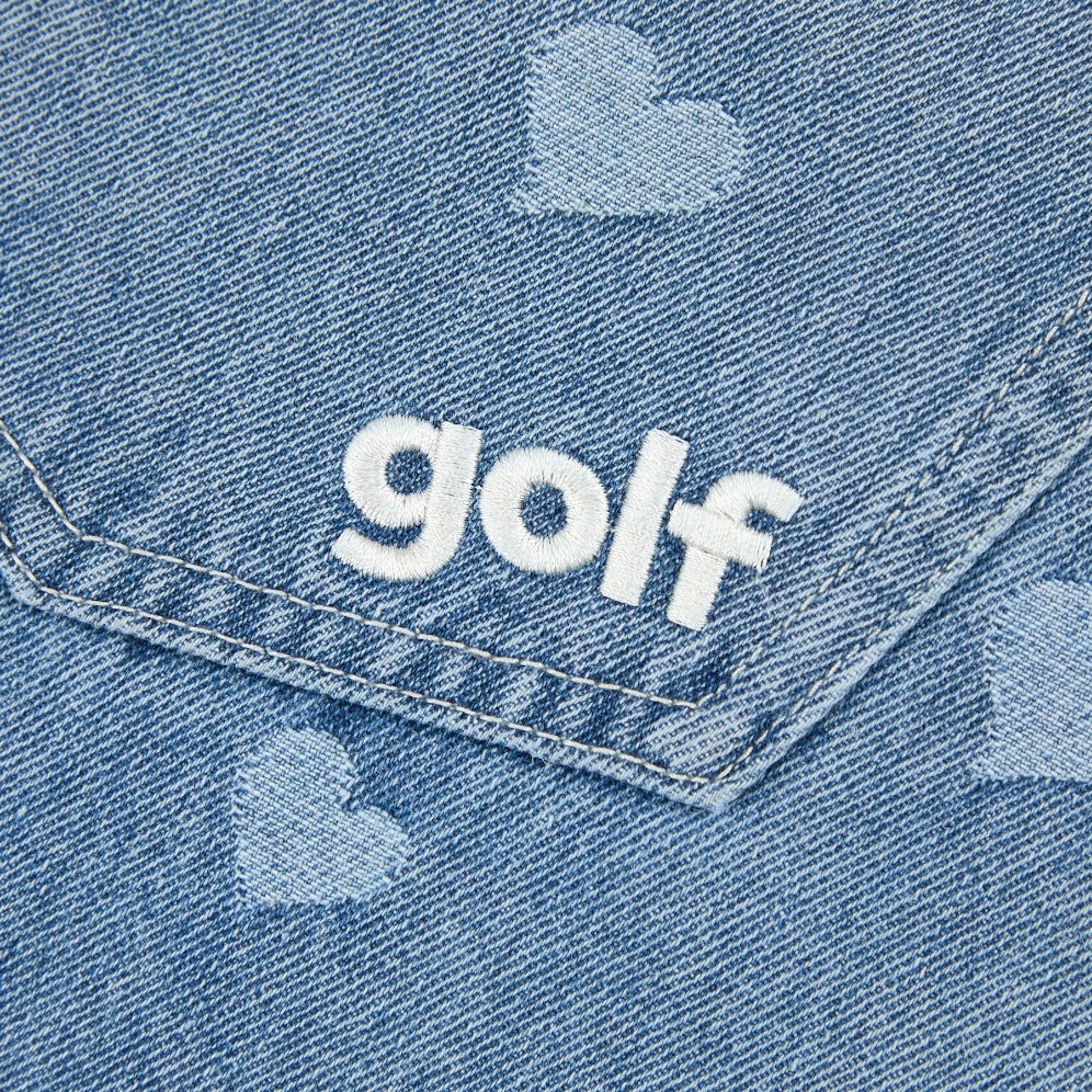 CRUSH DENIM PANTS by GOLF WANG - Image 3