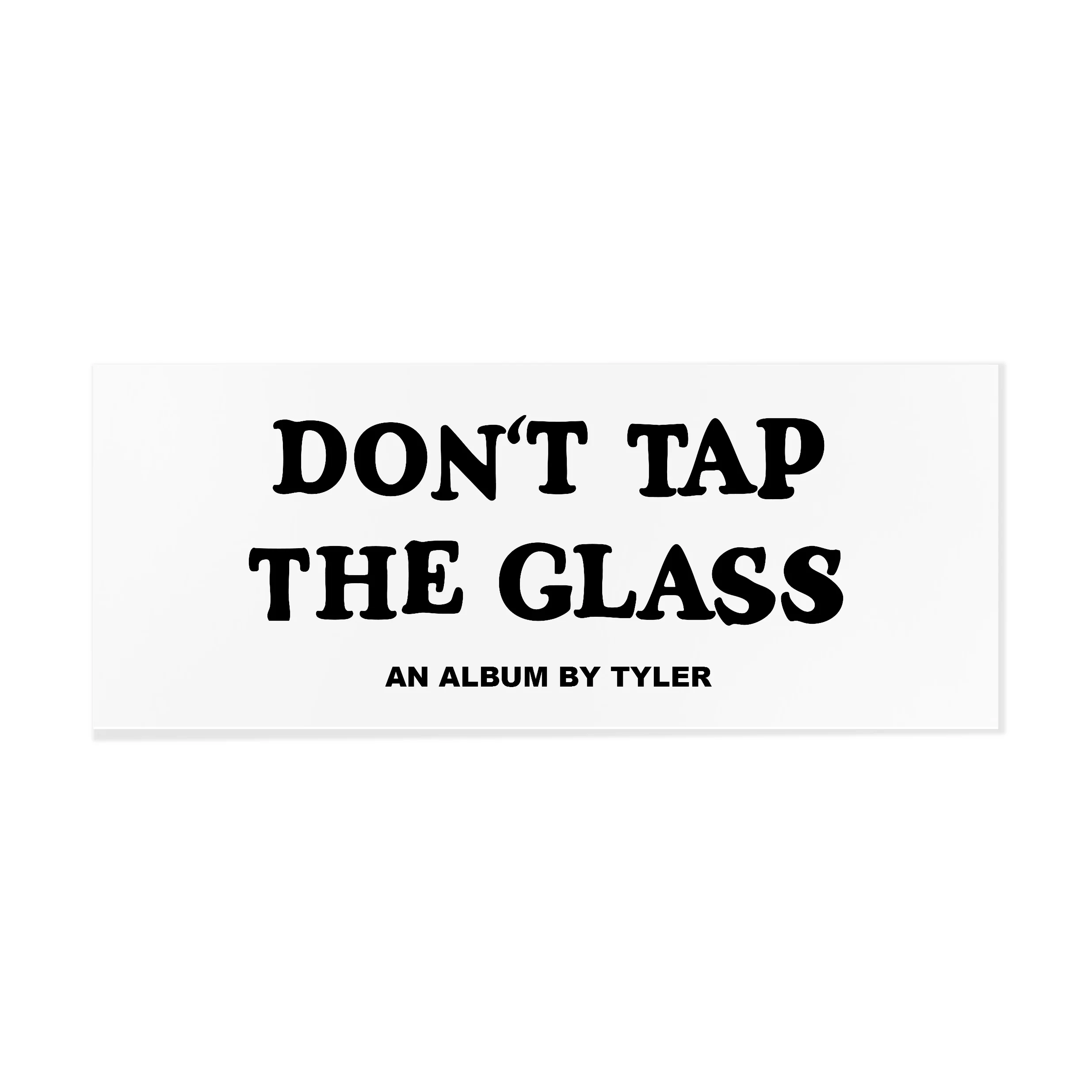 GLASS BOX LOGO STICKER - Image 2
