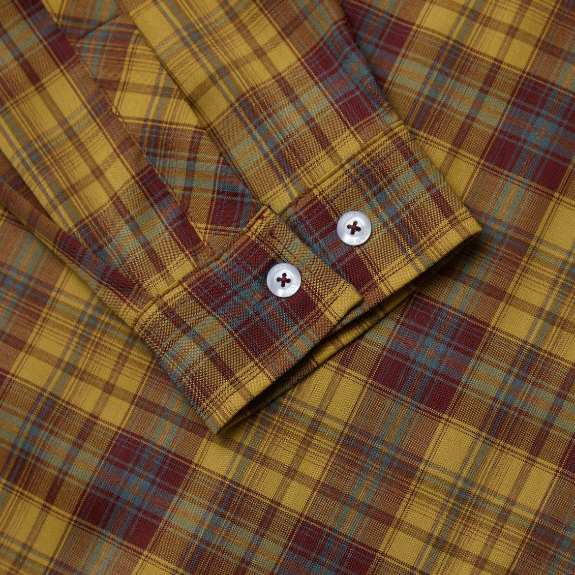 PLAID TUCKER BUTTON DOWN by GOLF WANG - Image 5
