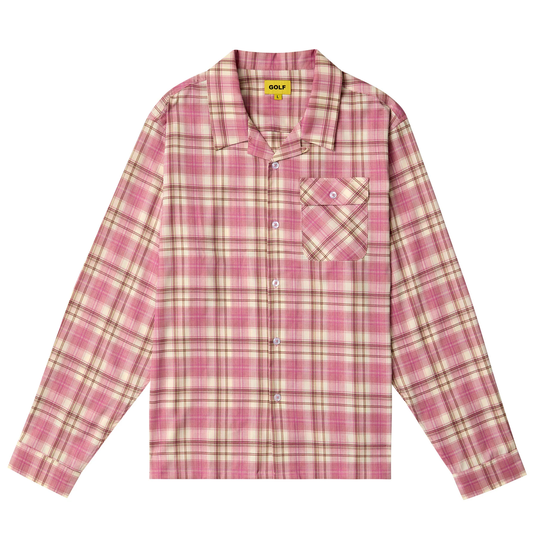 PLAID TUCKER BUTTON DOWN by GOLF WANG - Image 8